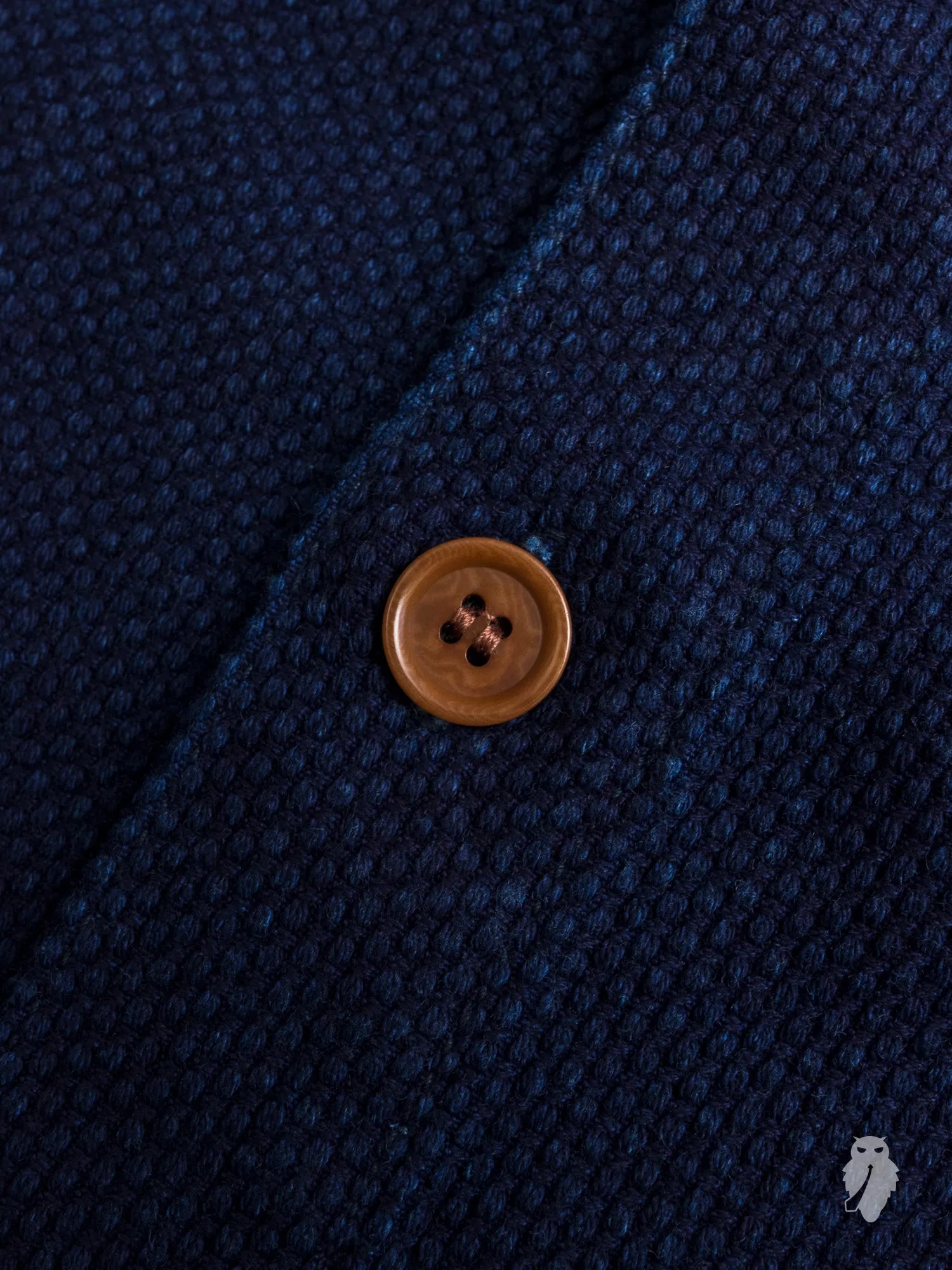 03-058 Sashiko Work Jacket in Indigo