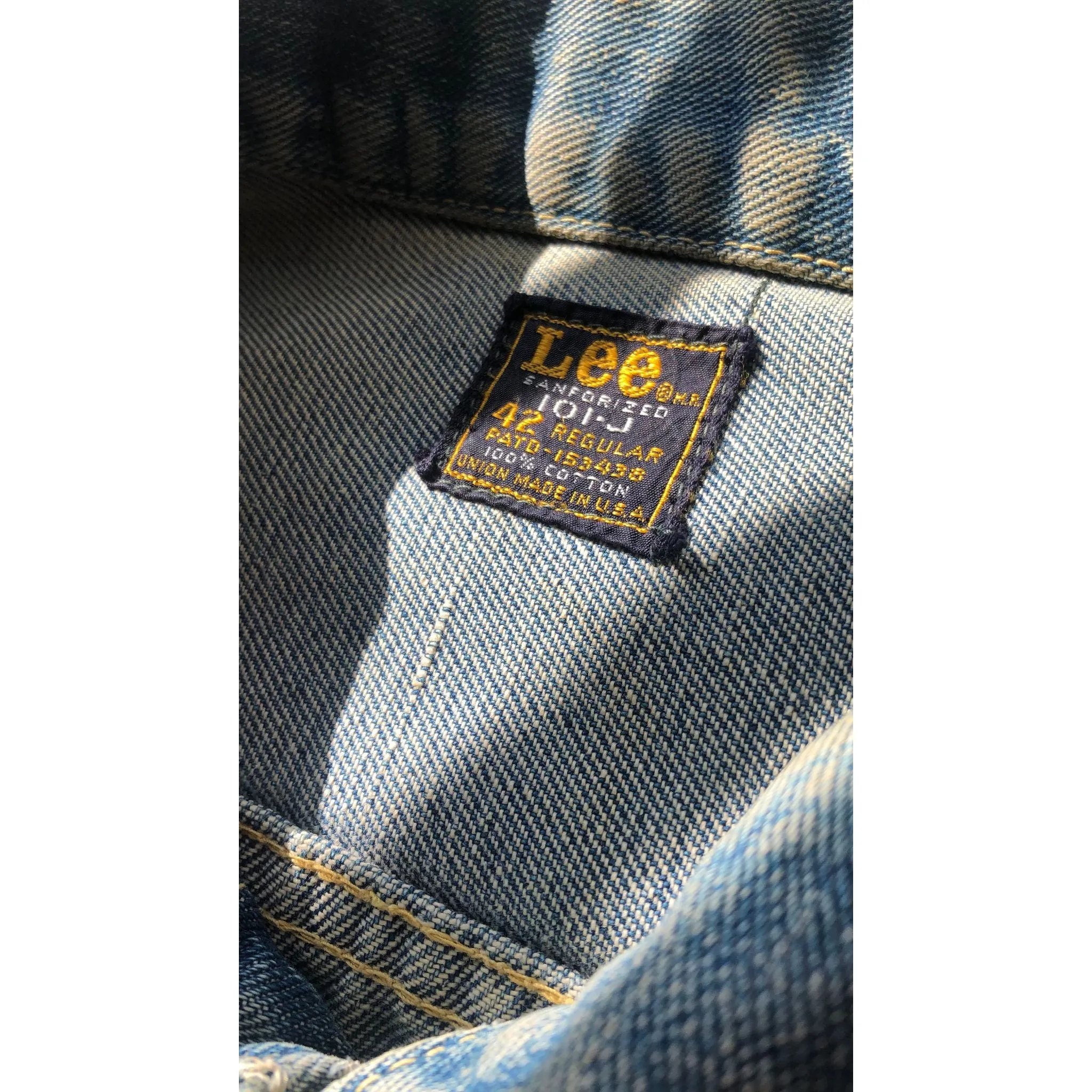 1970s Lee 101-J Denim Jacket Union Made