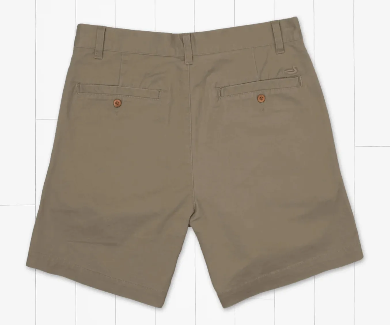 6" Regatta Stretch Short Burnt Taupe