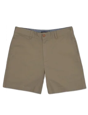 6" Regatta Stretch Short Burnt Taupe