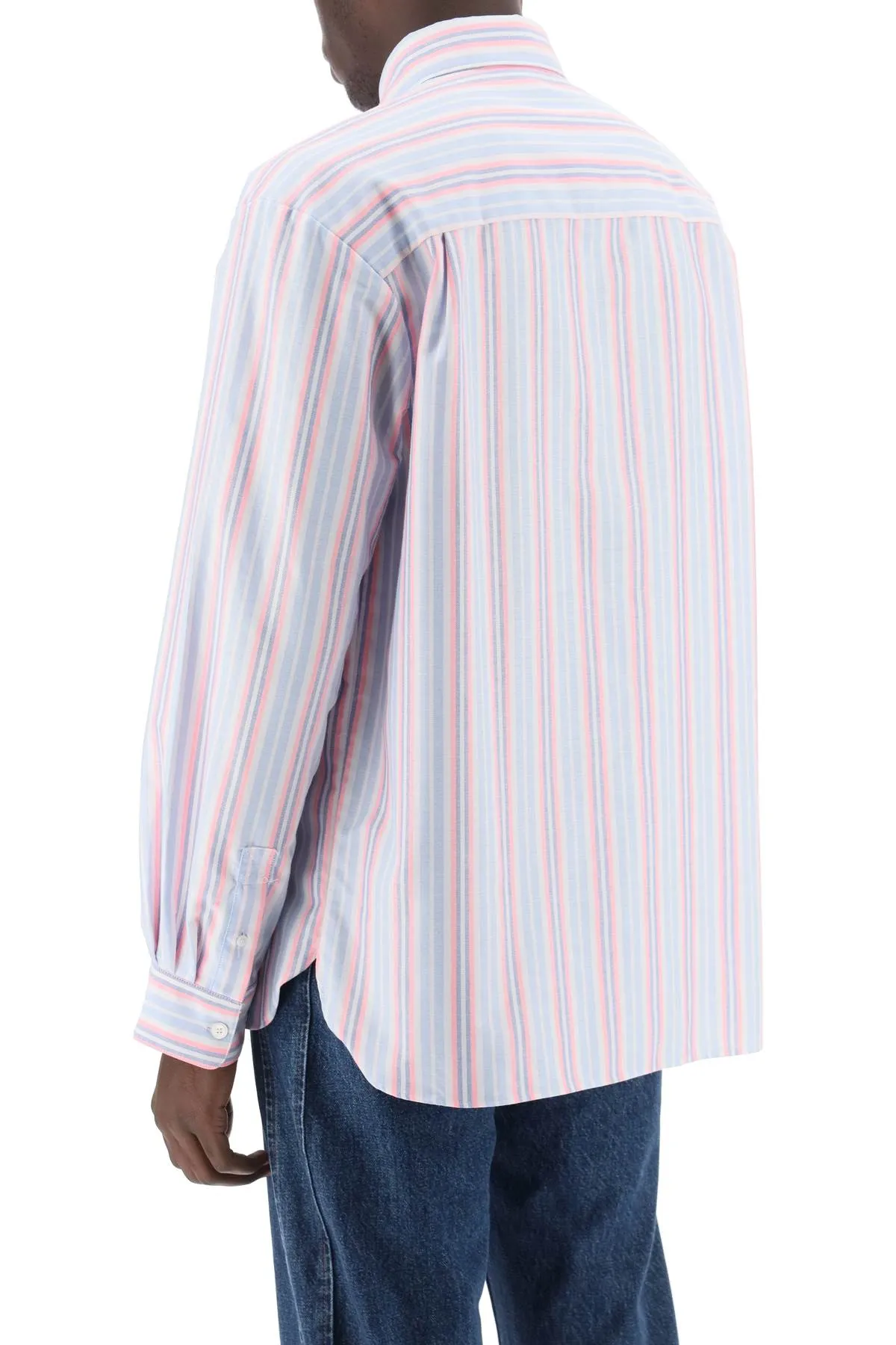 A.P.C. Mathias Striped Oxford Shirt