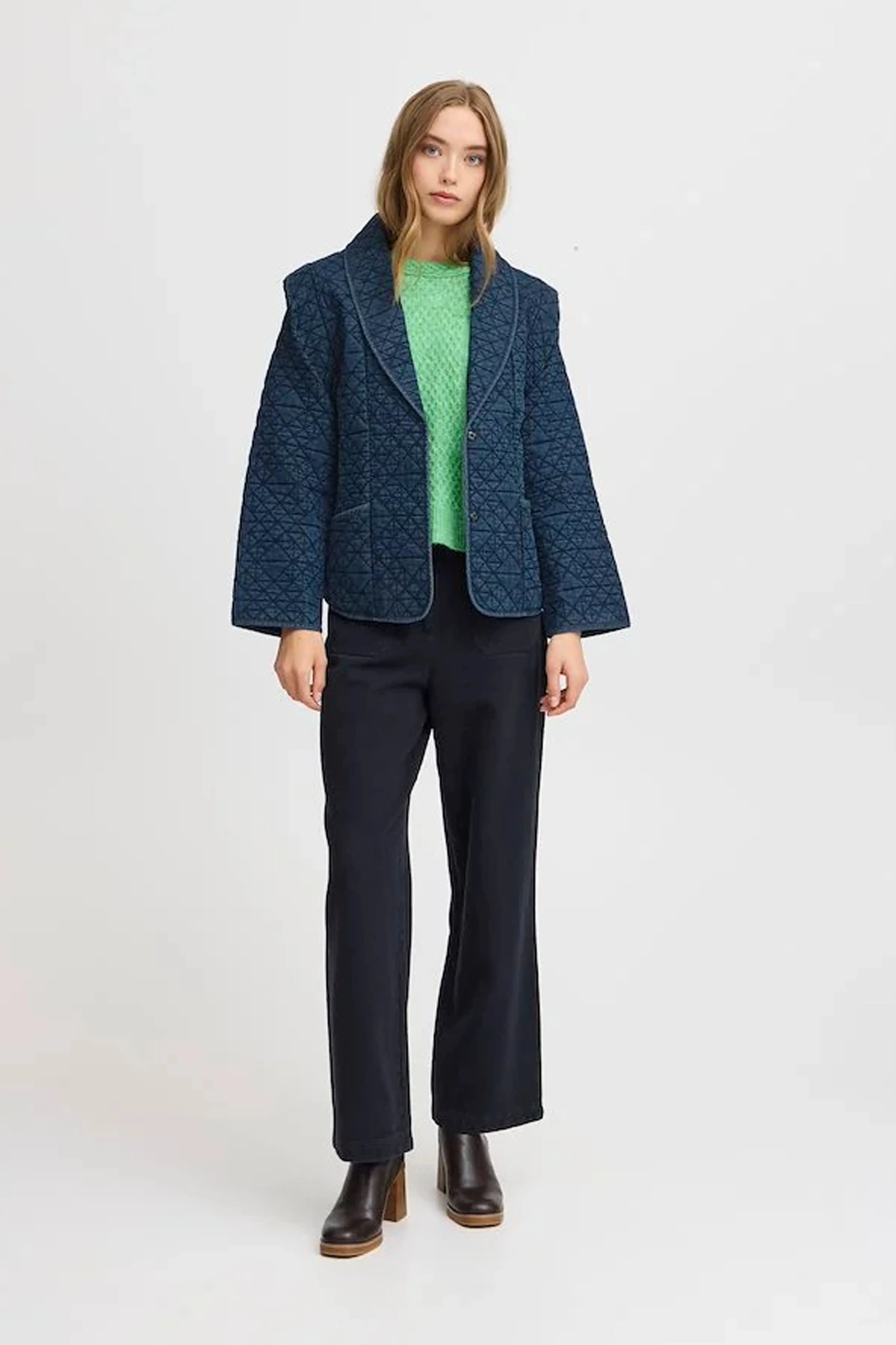 Atelier Rêve Jules Blue Chambrey Jacket