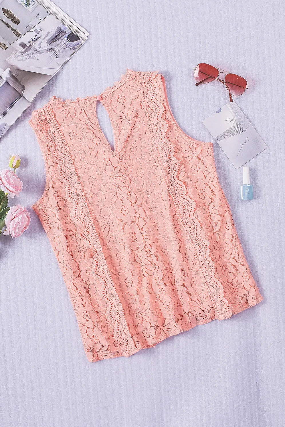 Beach Lace Tank Top