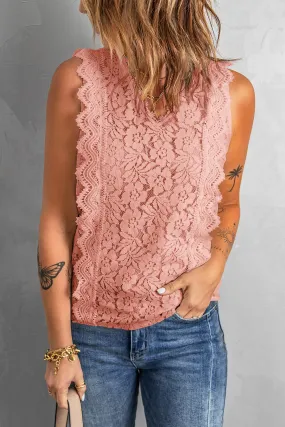 Beach Lace Tank Top