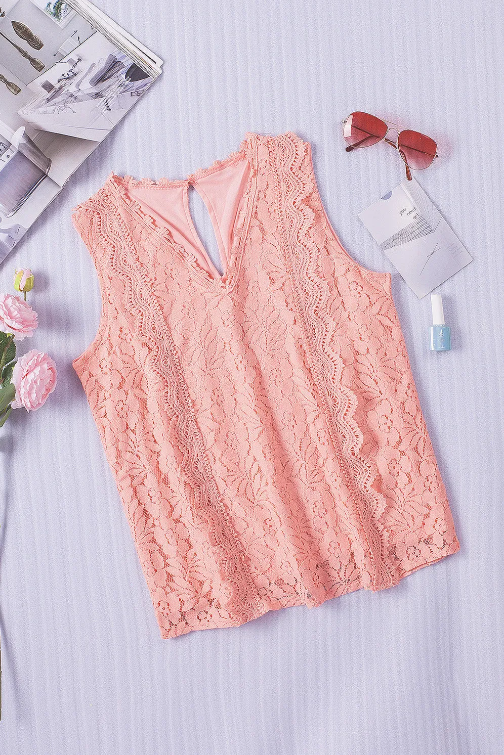 Beach Lace Tank Top