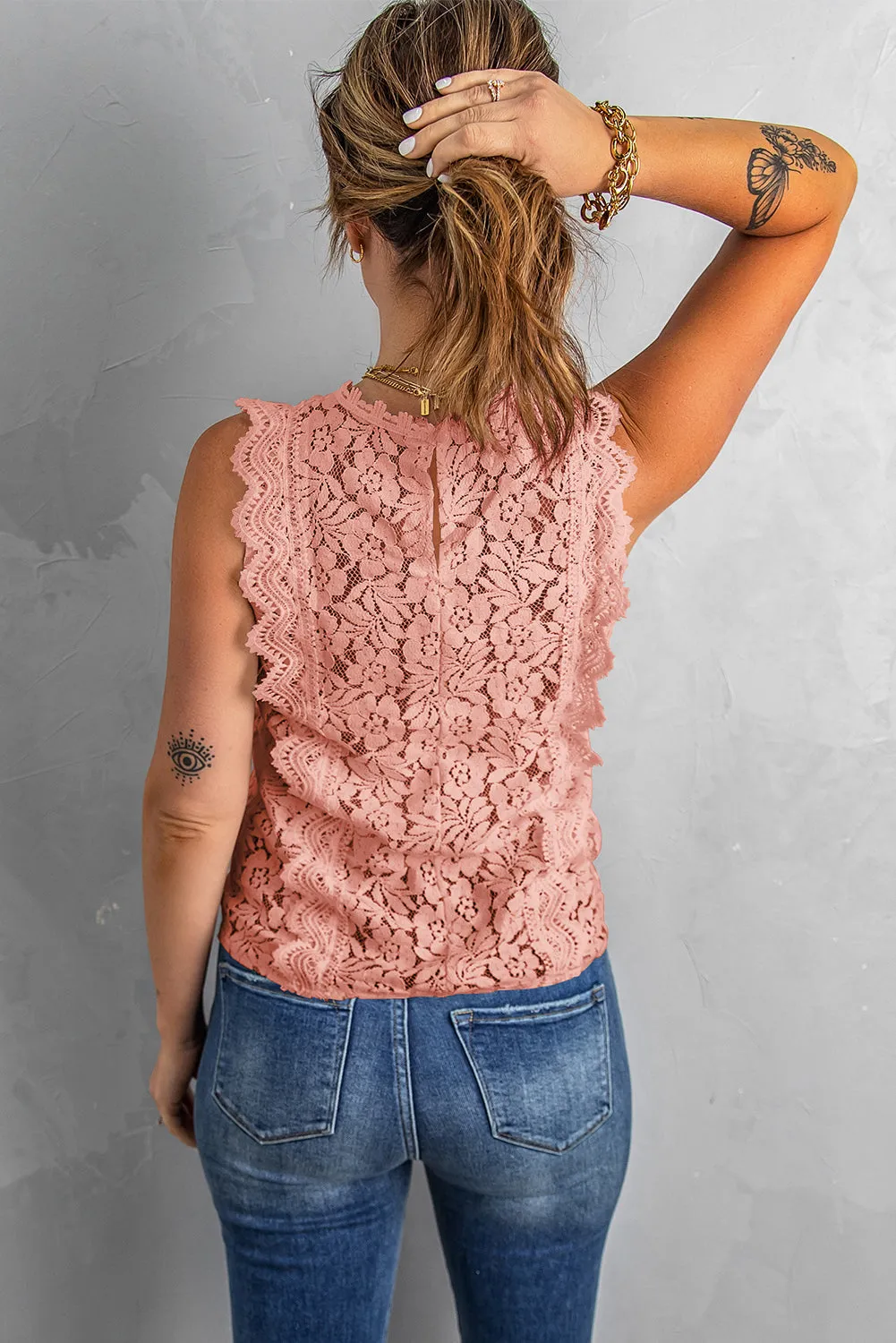 Beach Lace Tank Top