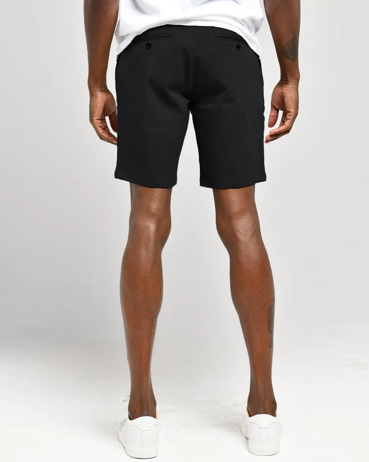 Black | Tech Chino Shorts