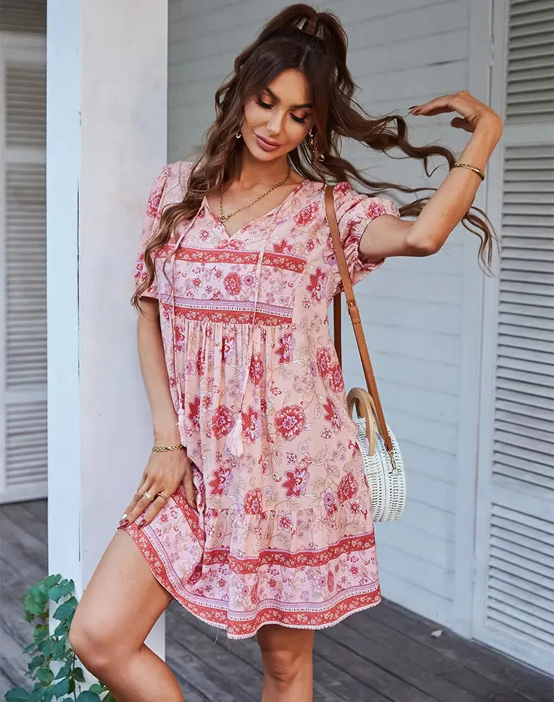 Boho Floral Dress