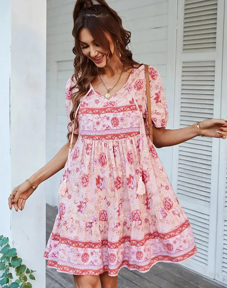 Boho Floral Dress