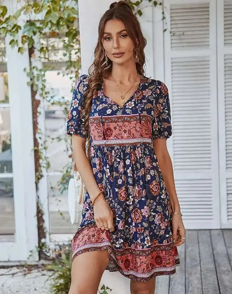 Boho Floral Dress