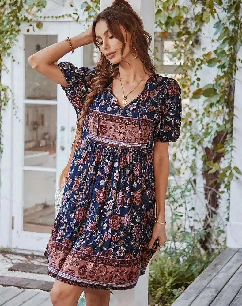 Boho Floral Dress