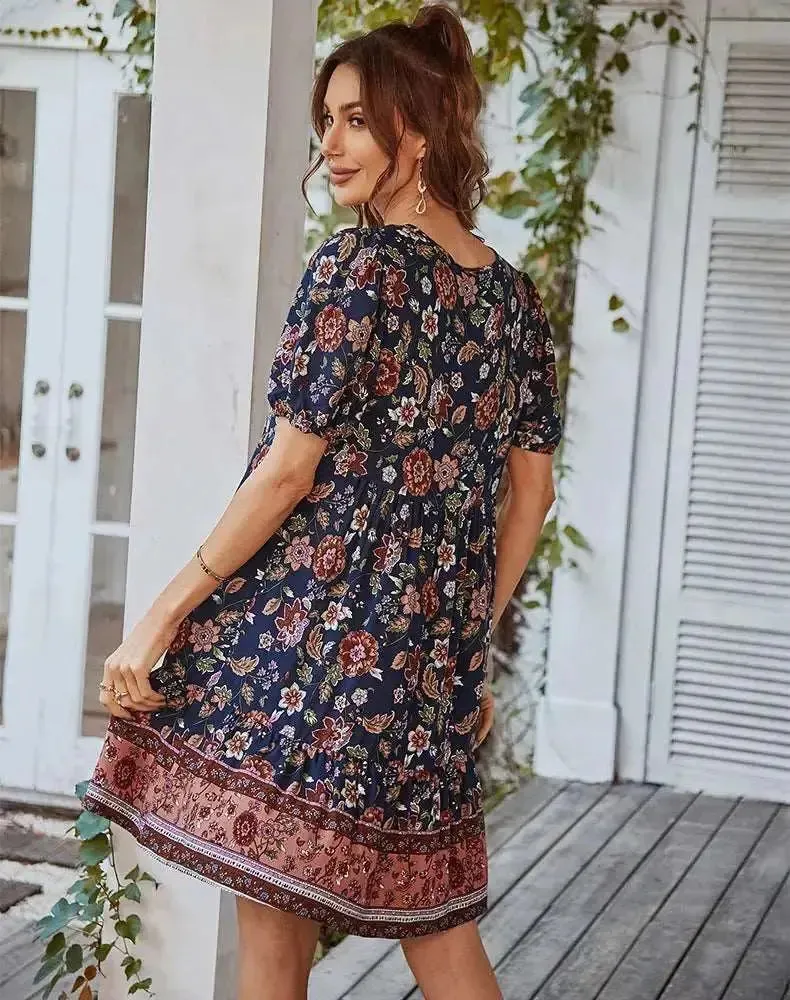 Boho Floral Dress