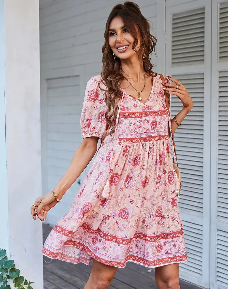 Boho Floral Dress