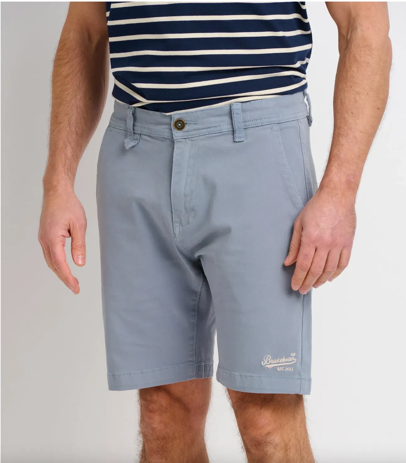 Brakeburn Grey Chino Shorts