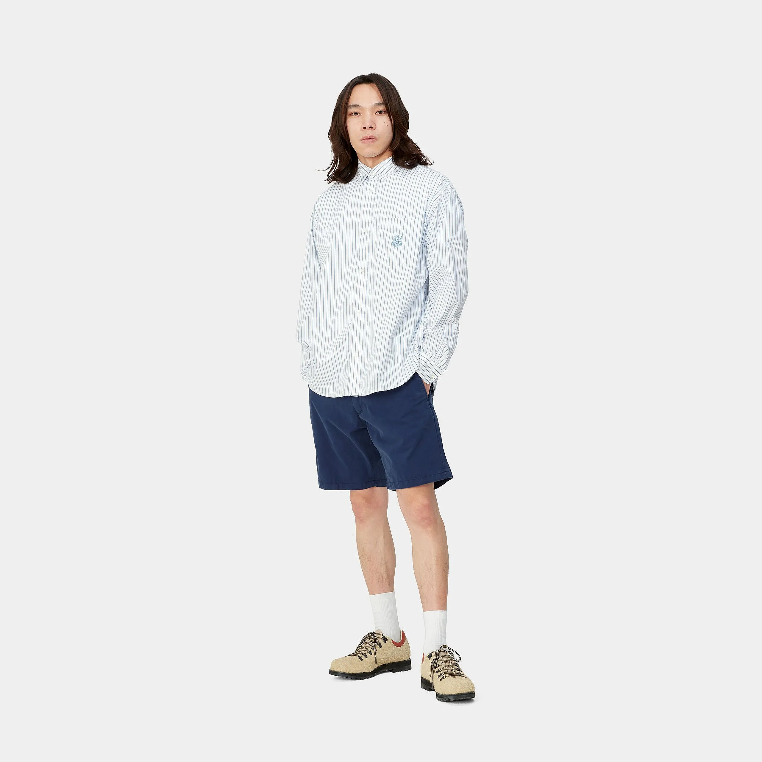 Carhartt John Short Garment Dyed Blue