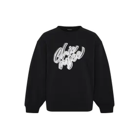 Chiemsee sweatshirt with logo, black