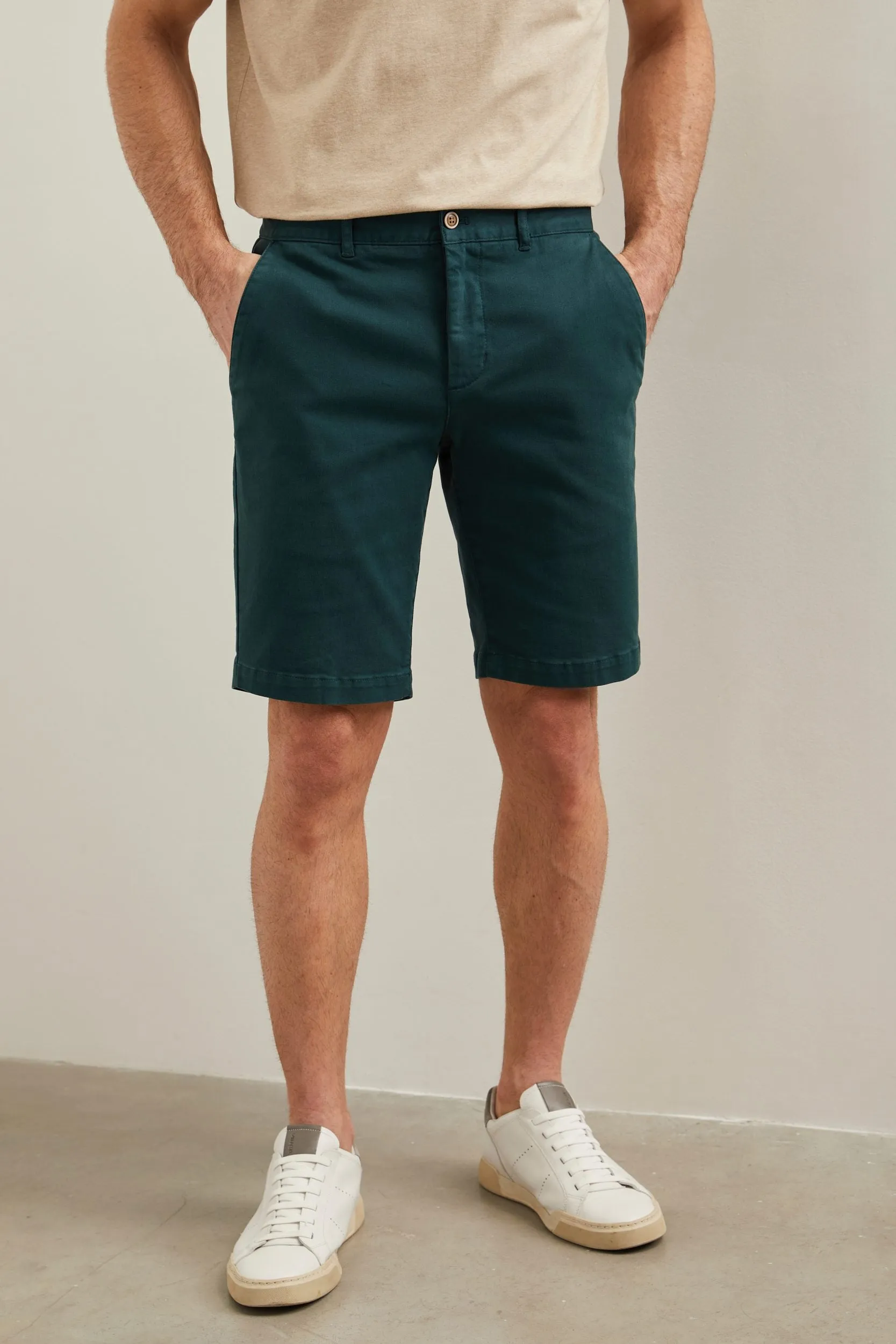 Chino-look Bermuda shorts