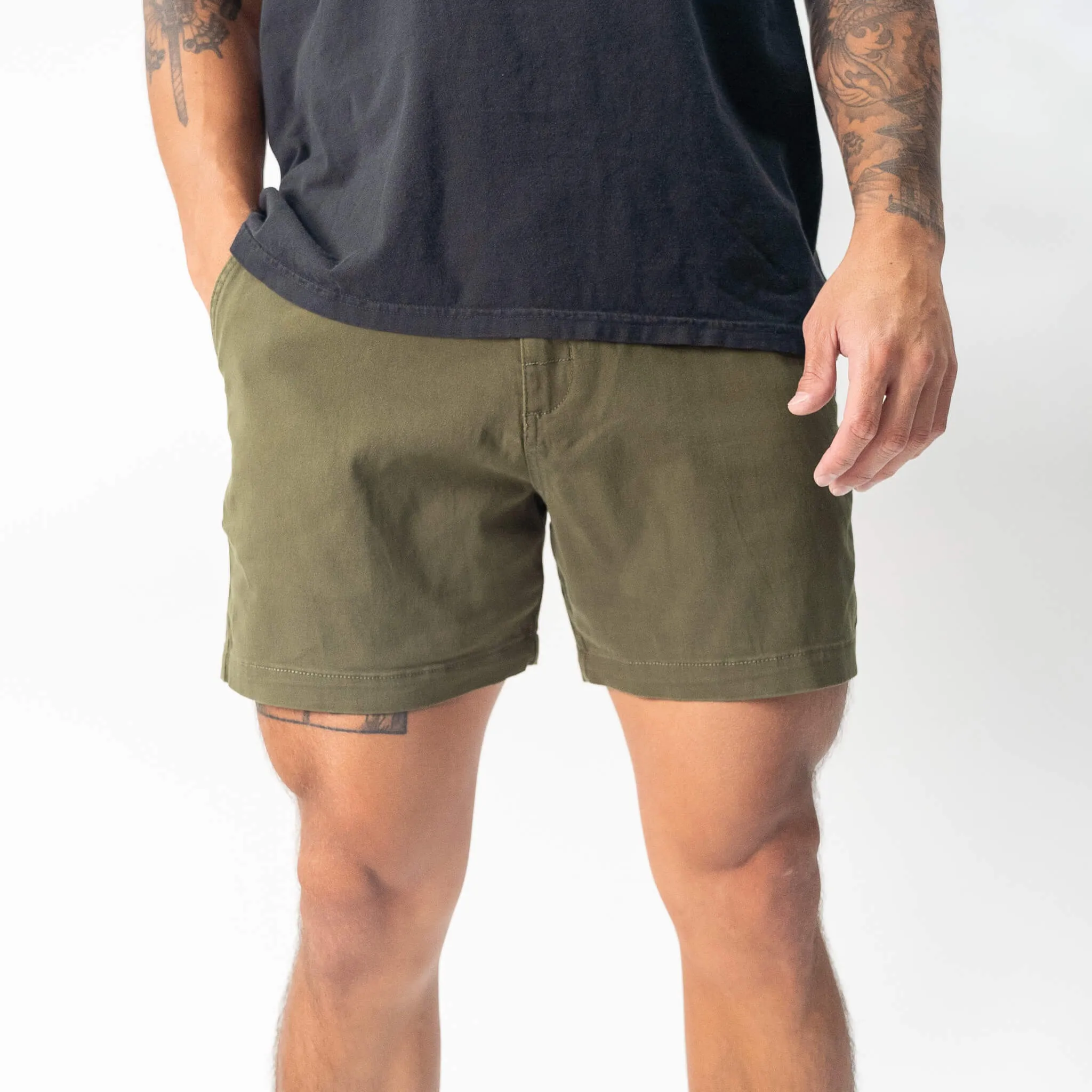 Chino Shorts - Olive