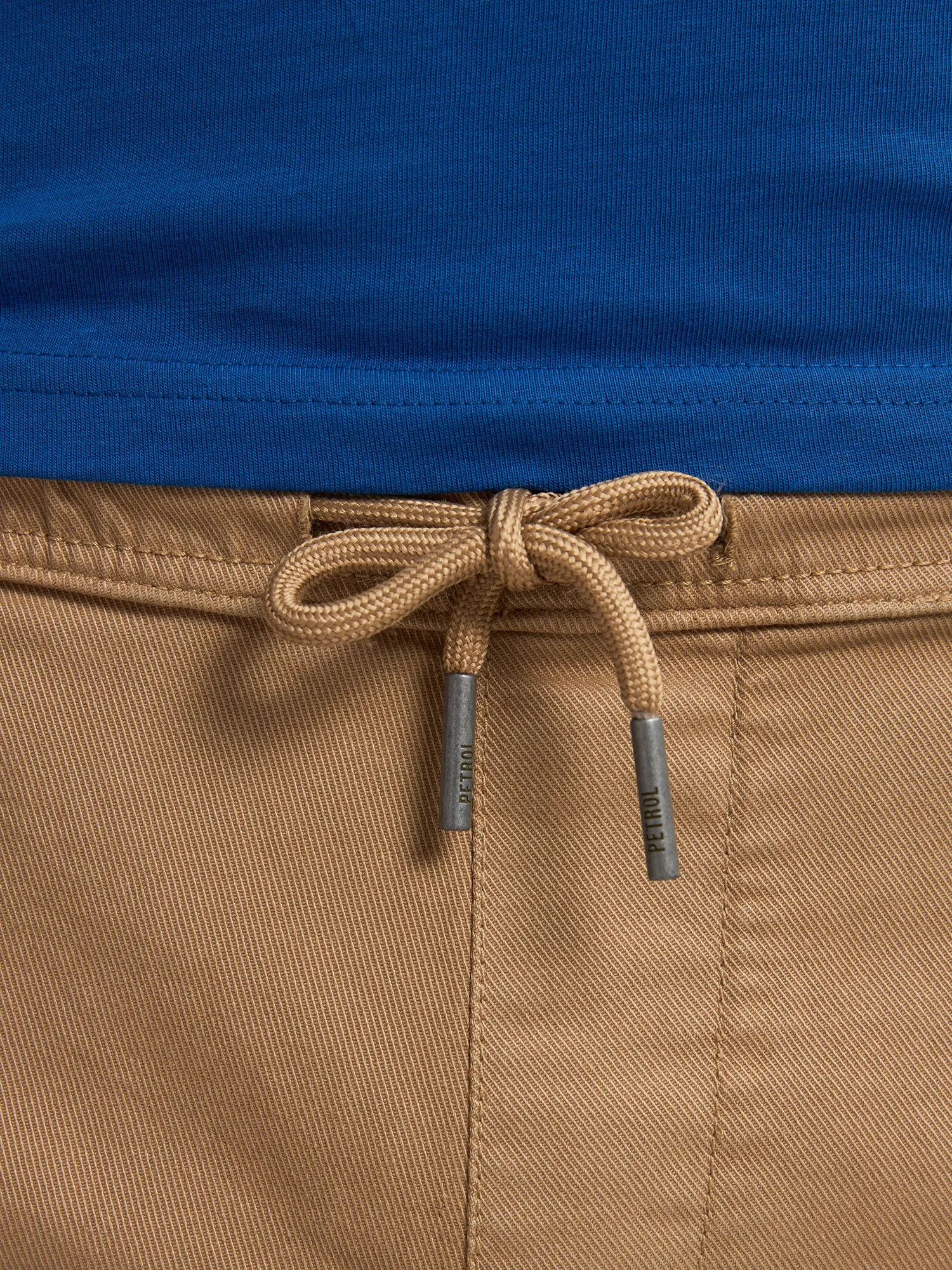 Chino Shorts with Drawstring Parrot