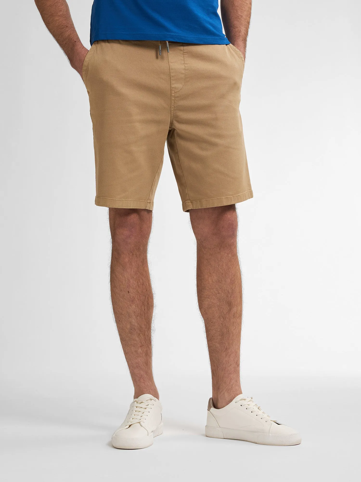 Chino Shorts with Drawstring Parrot