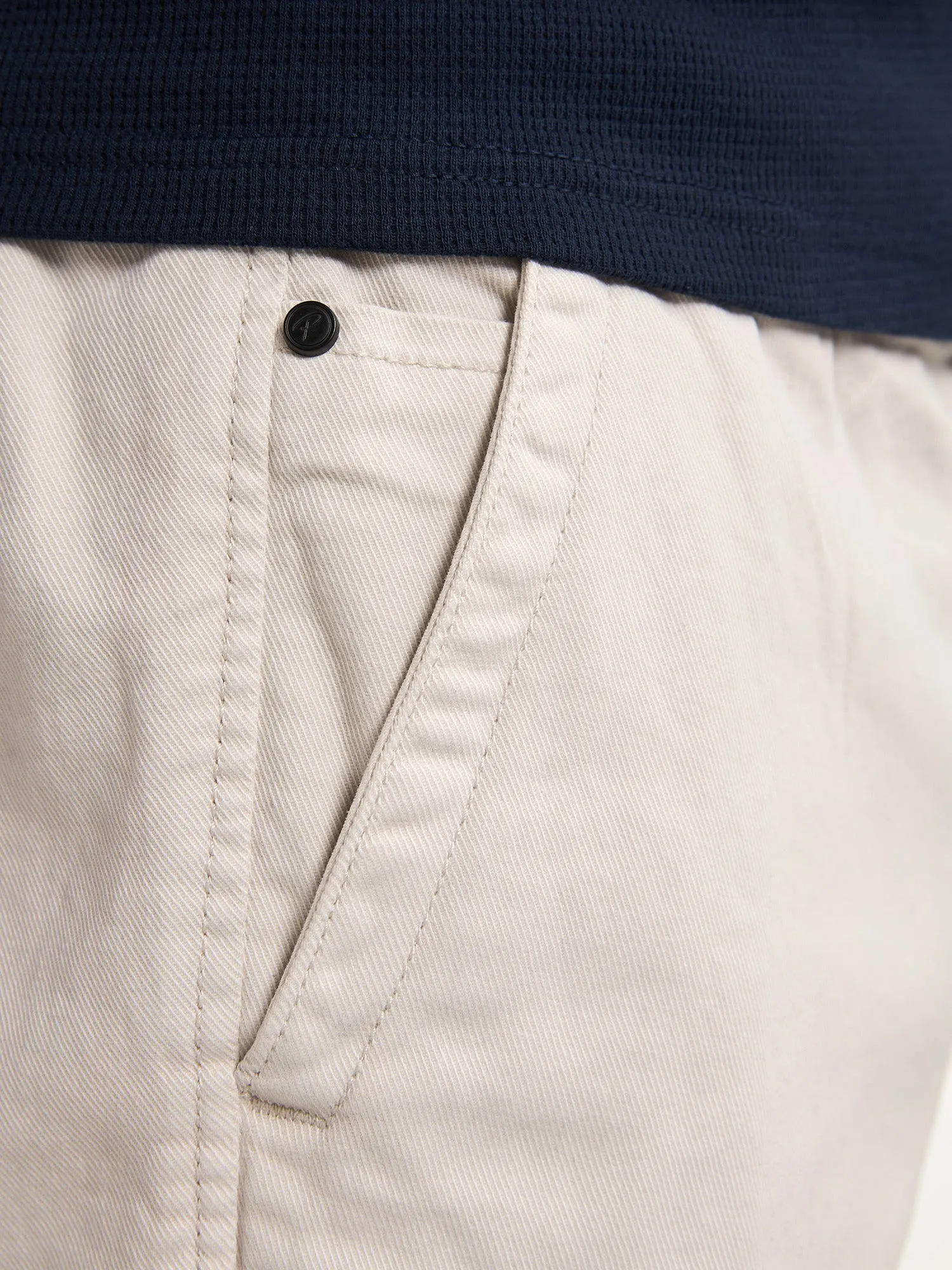 Chino Shorts with Drawstring Parrot