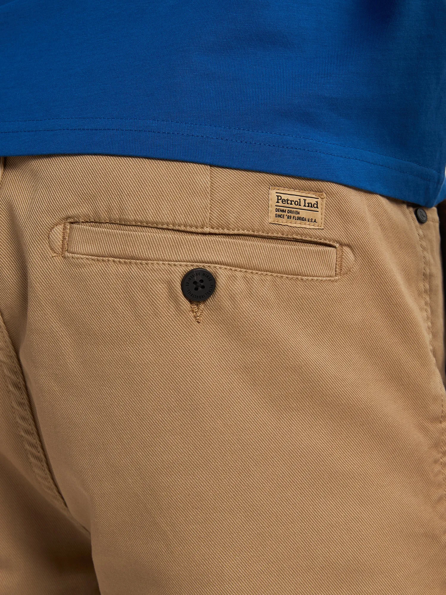 Chino Shorts with Drawstring Parrot