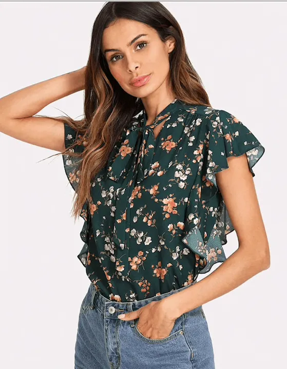 FLORAL CASCADE SLEEVE