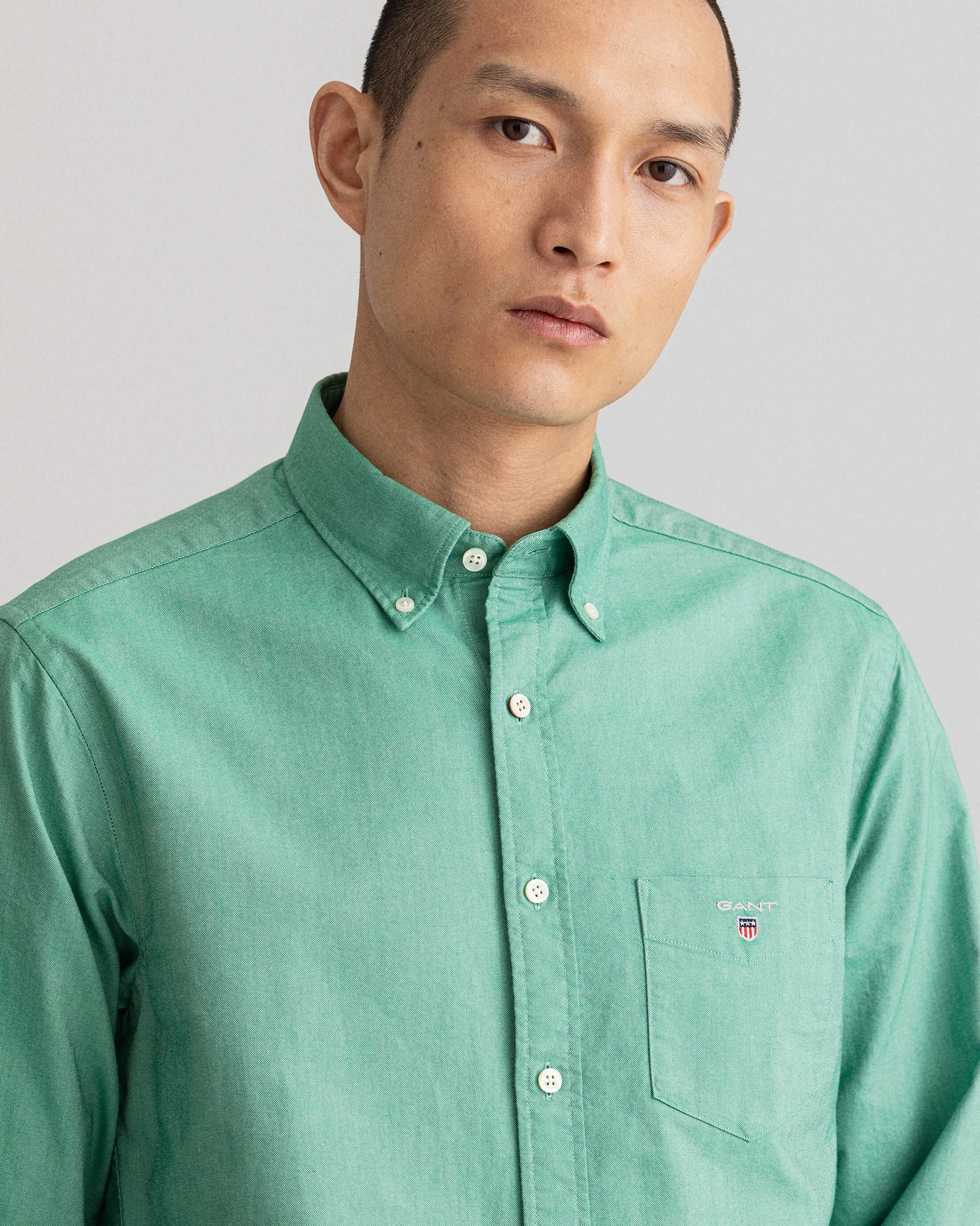 GANT - Reg Oxford Shirt BD, Forest Green