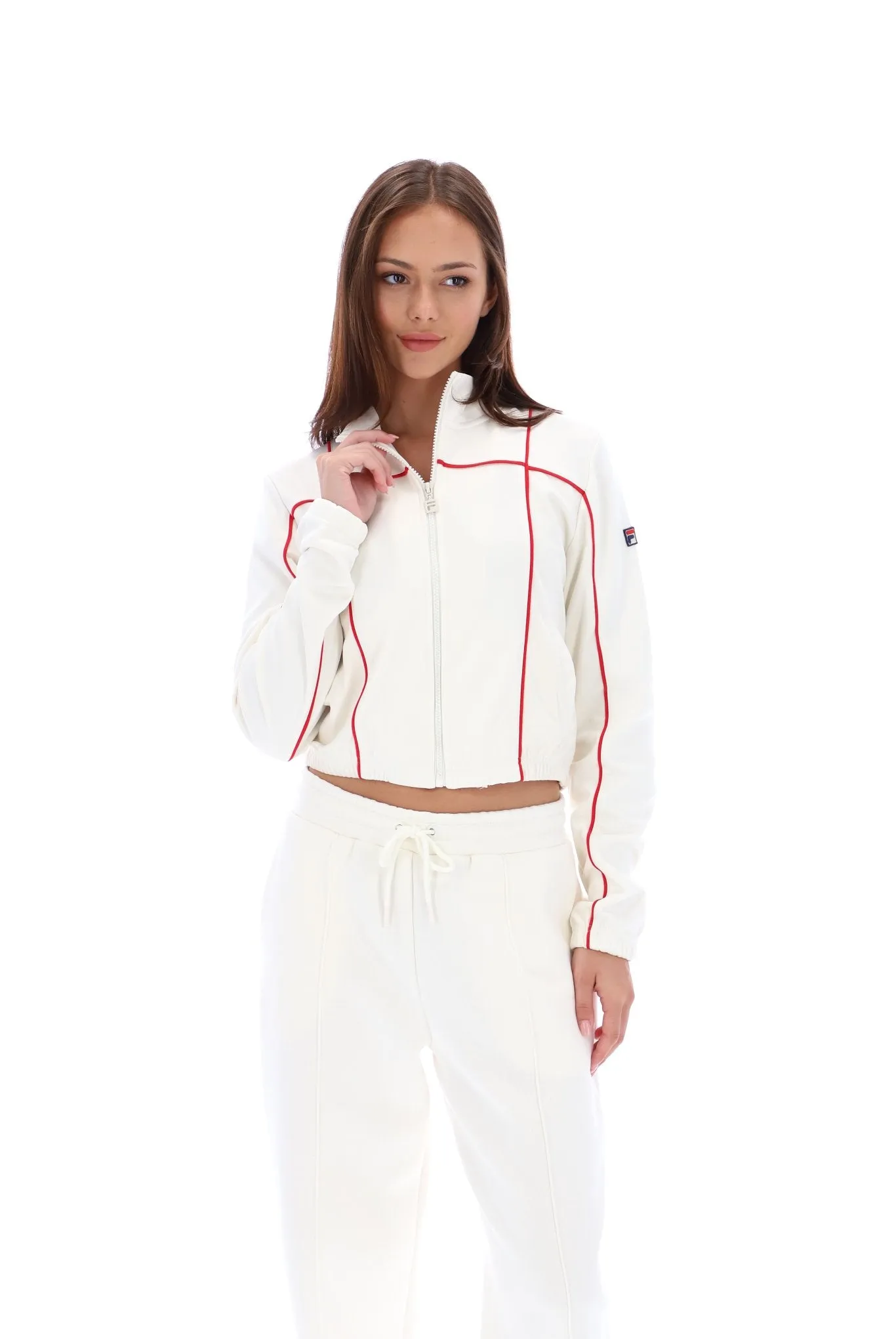 Haiden Cropped Track Top