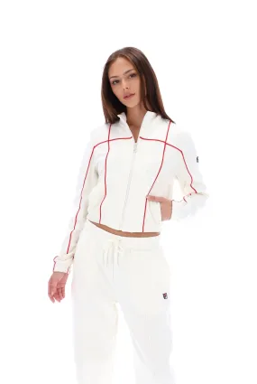 Haiden Cropped Track Top