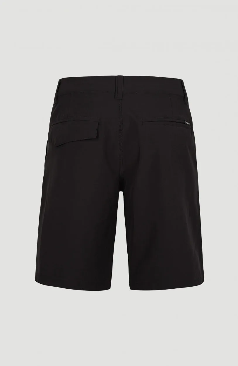 Hybrid Chino Shorts | Black Out