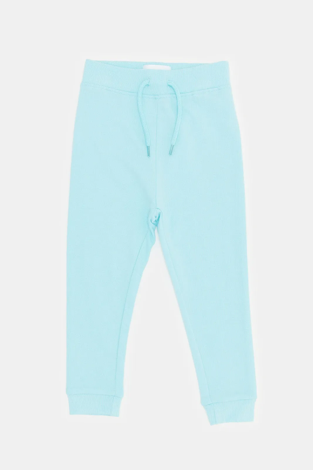 Infant Boys Blue Plain Jogger