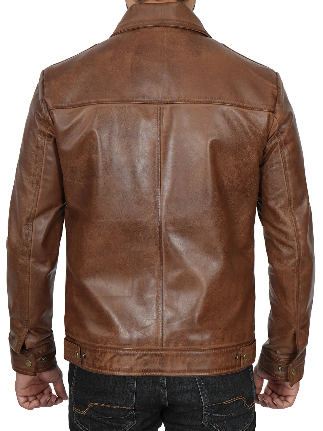 John Wick Mens Chocolate Brown Leather Jacket