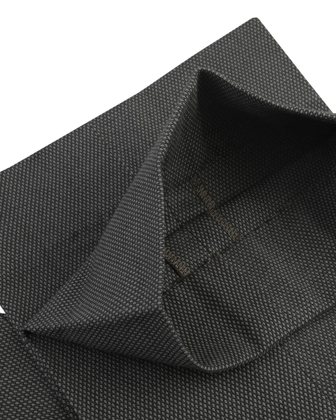 Light & Dark Grey Dotted Twill.