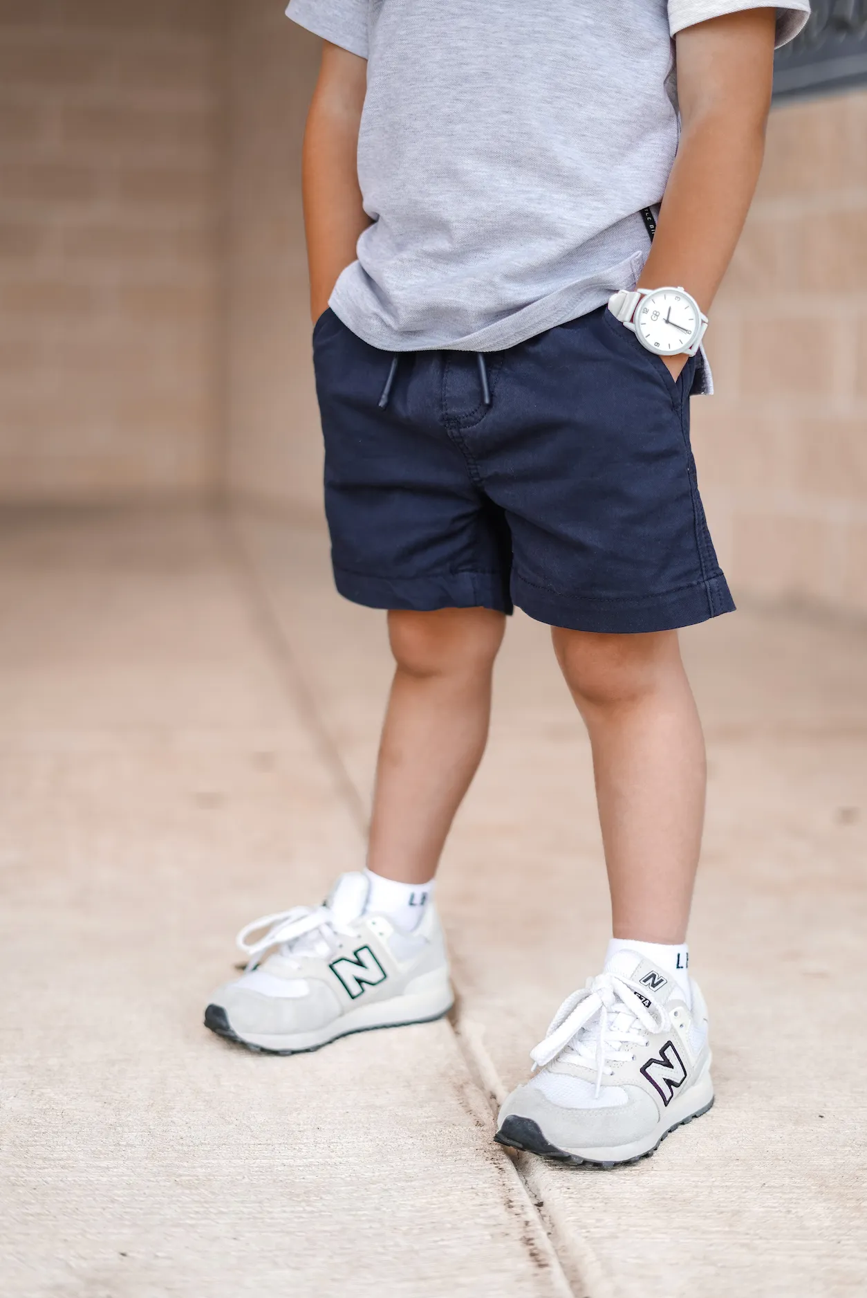 Navy Chino Short