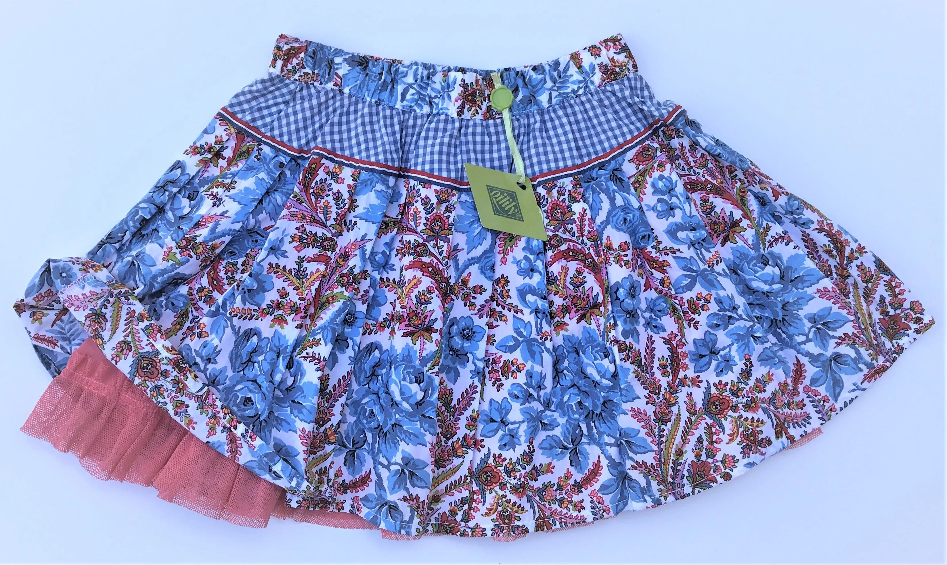 Oilily Girls Full Twirly Floral Skirt