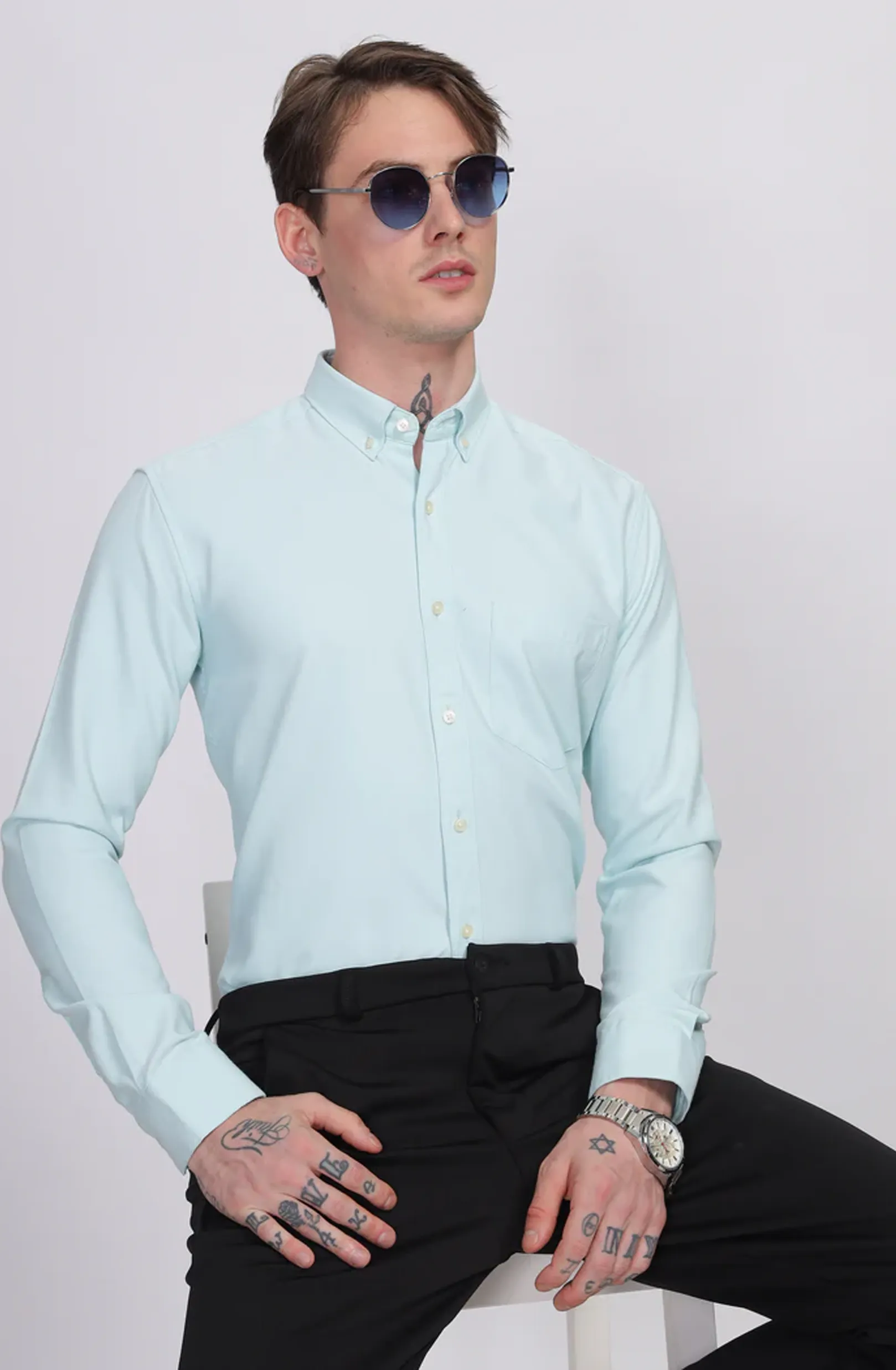 Oxford Light Blue Formal Shirt