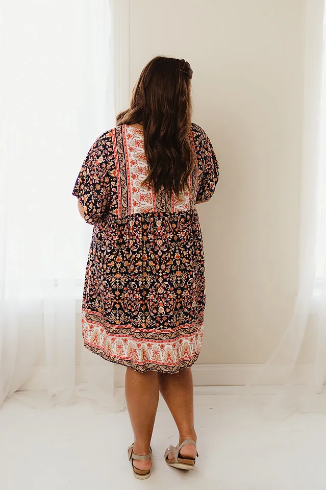 Paisley Border Midi