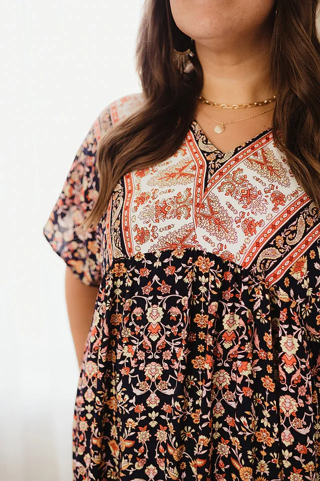 Paisley Border Midi