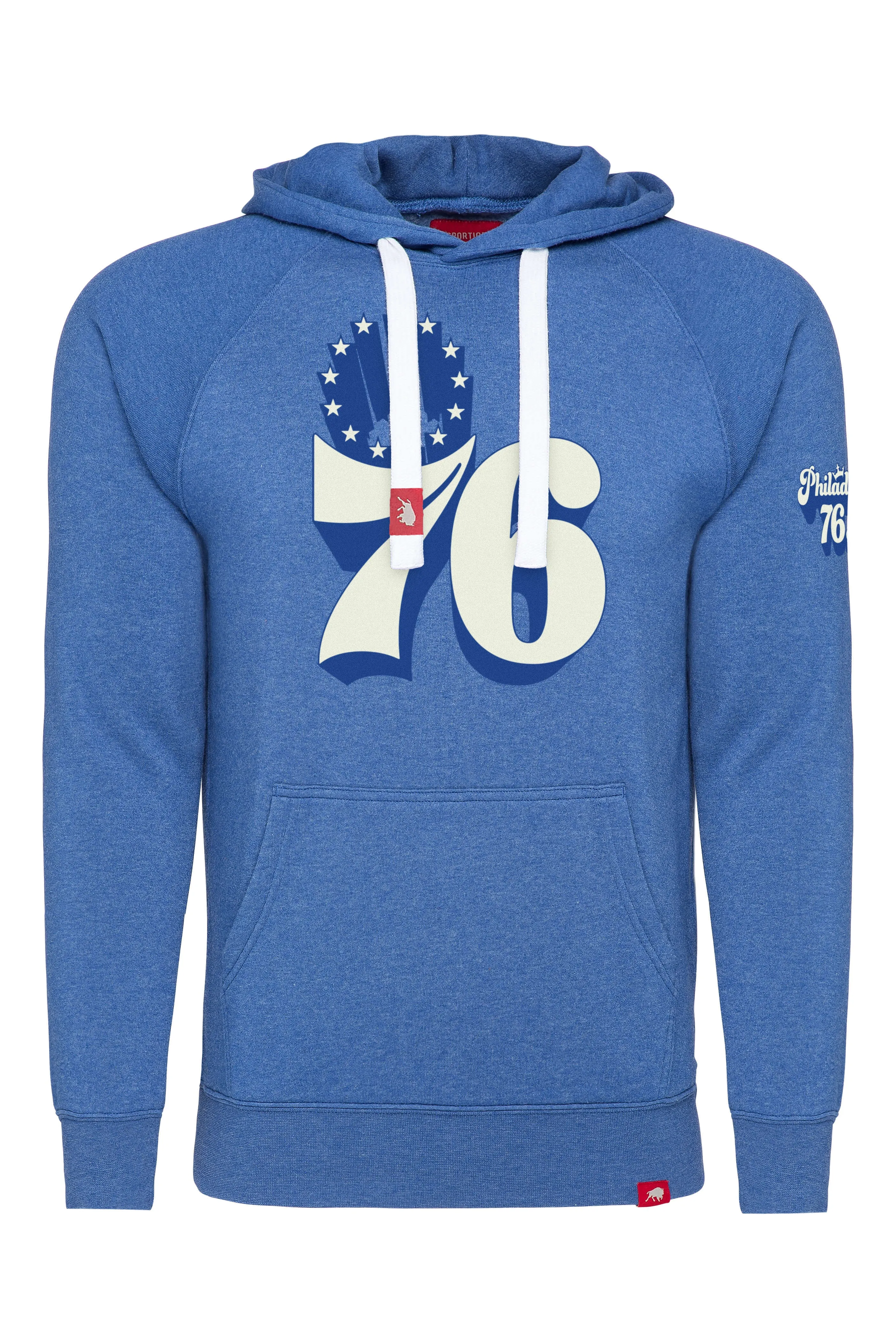 Philadelphia 76ers Retro Sportiqe Olsen Hoodie