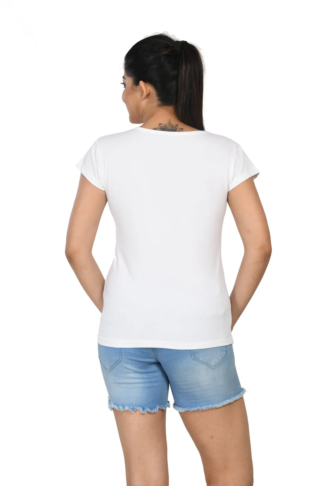 Plain Tees Half Sleeves