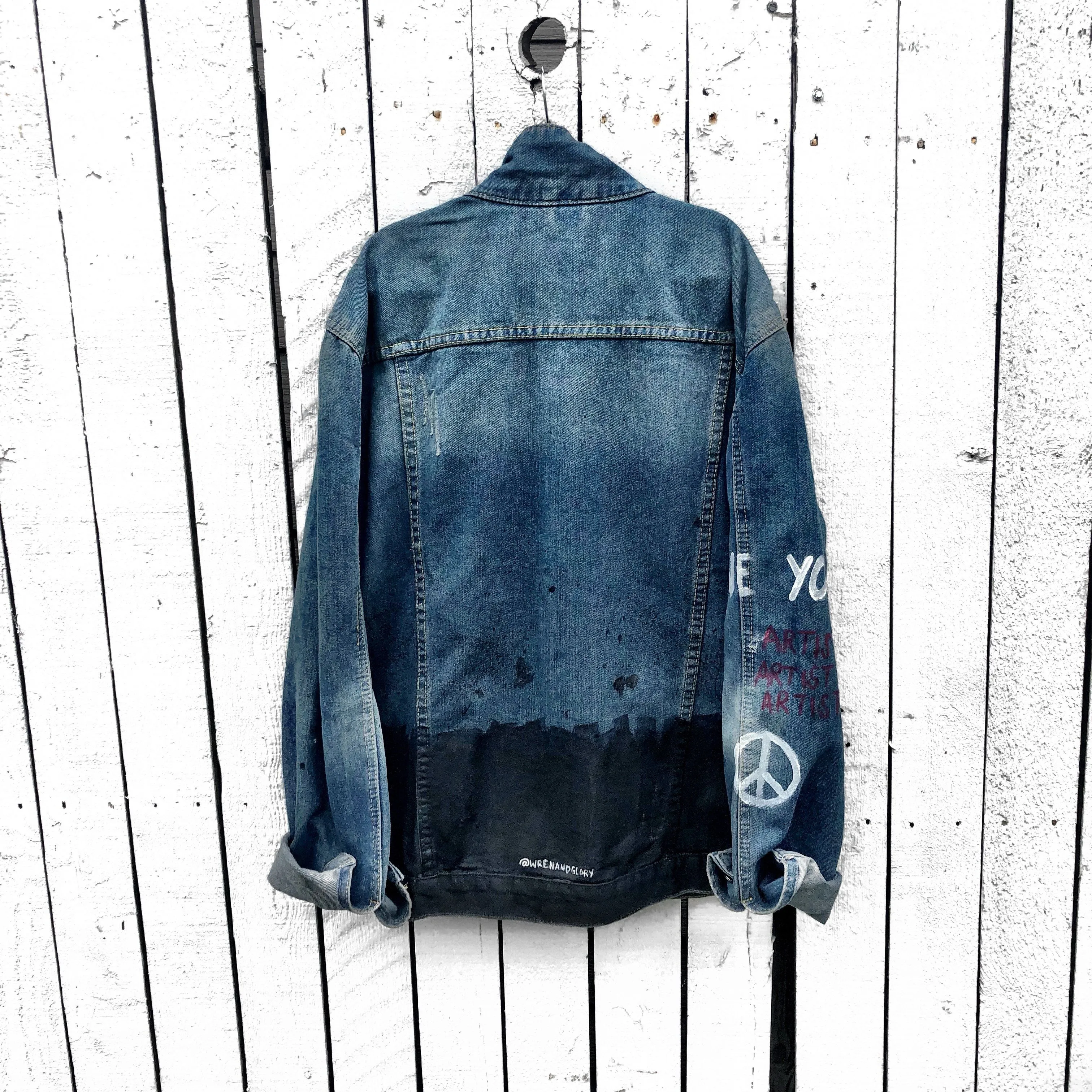 'PLAY HARD' DENIM JACKET - MEN