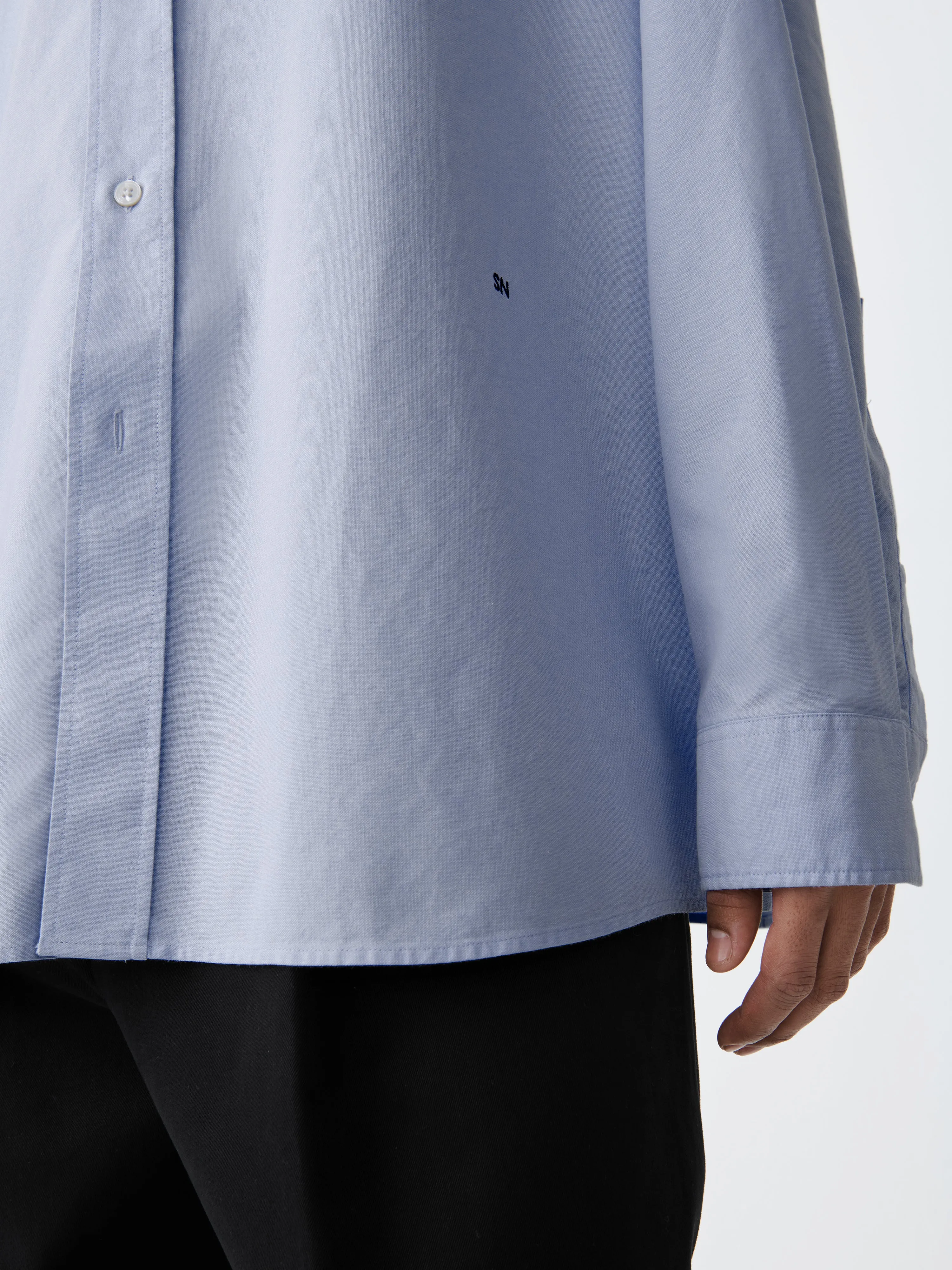 Ruskin Shirt in Powder Blue