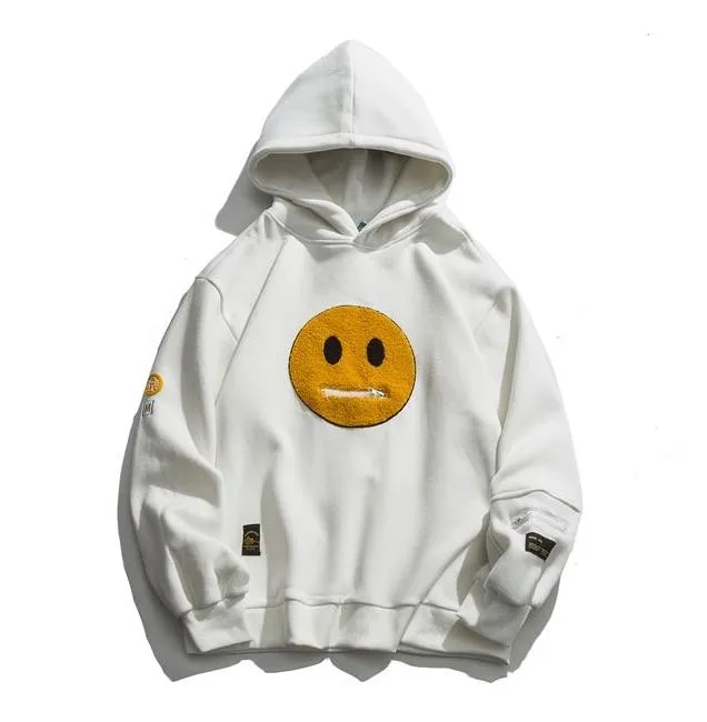 Smiley Zipper Hoodie