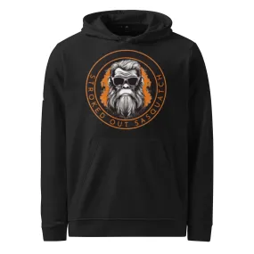 Stroked Out Sasquatch adidas fleece hoodie