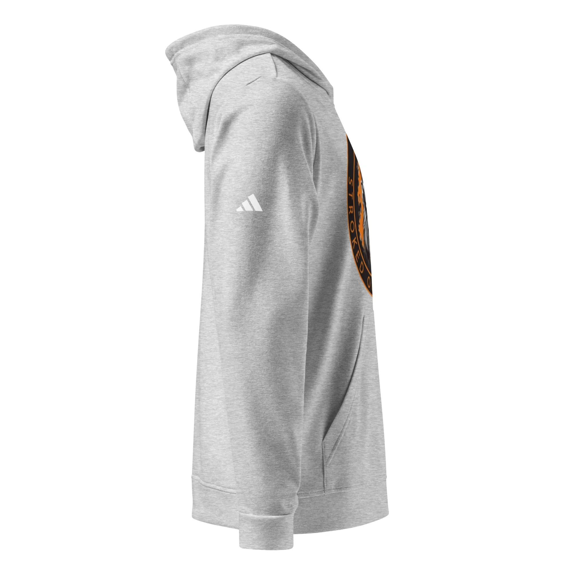 Stroked Out Sasquatch adidas fleece hoodie