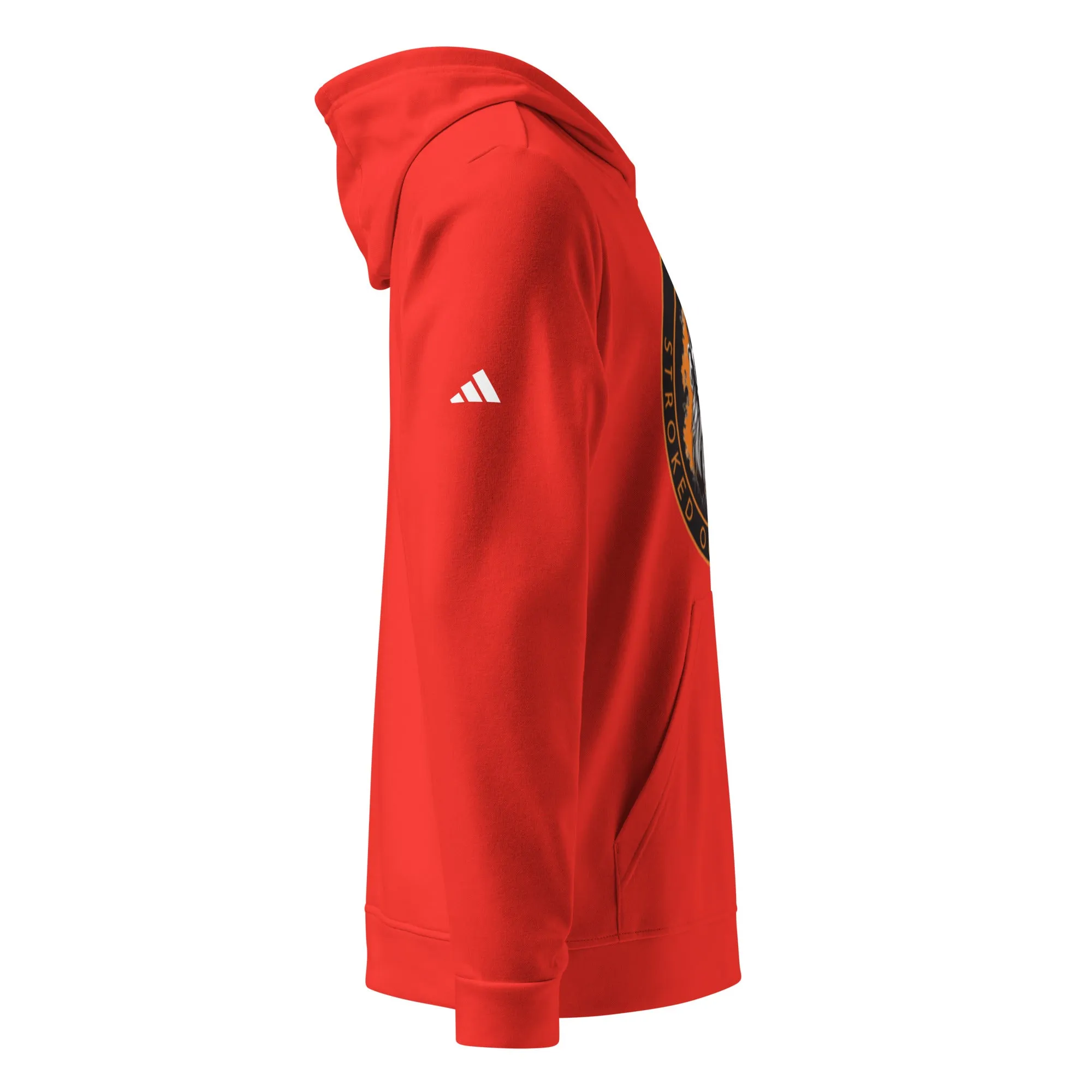 Stroked Out Sasquatch adidas fleece hoodie