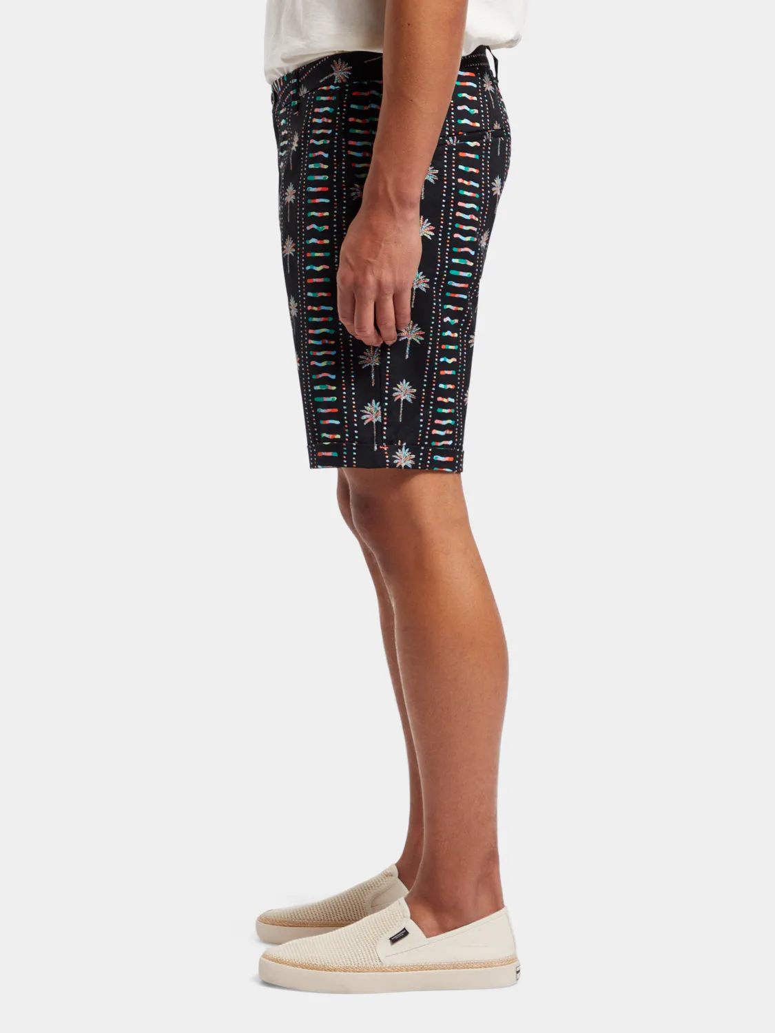 Stuart printed chino shorts