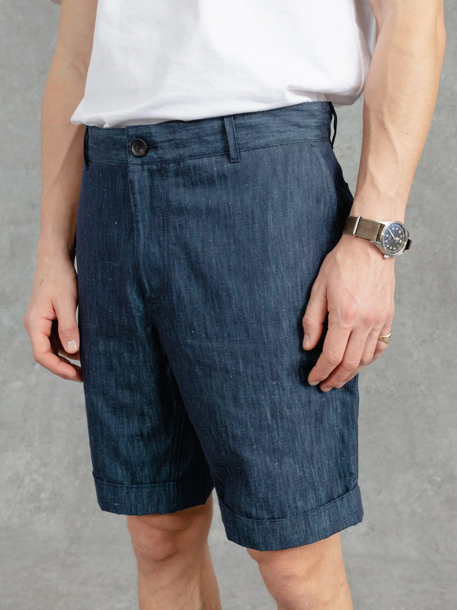 The Summer Denim Chino Shorts