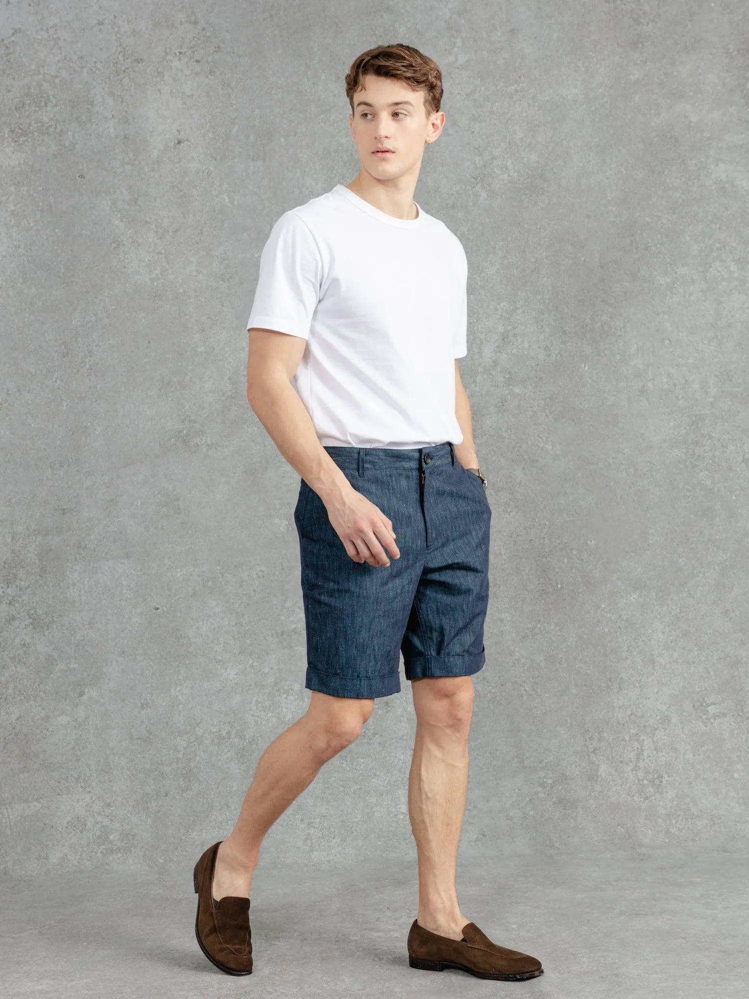 The Summer Denim Chino Shorts